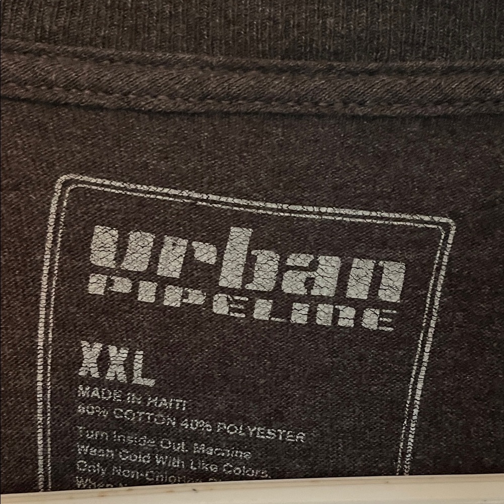 Urban Pipeline Dark Gray Graphic Tee - Picture 2 of 4